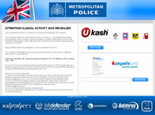 Metropolitan police ukash infection virus clean