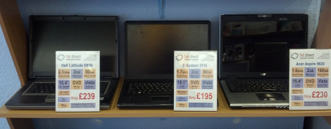 Refurbished & second hand cheap laptop & macbook computers